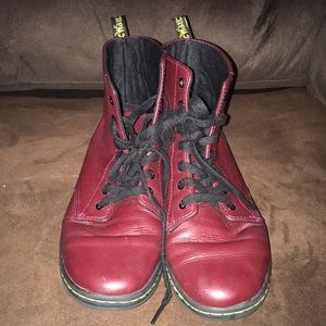 Burgundy Dr Martens